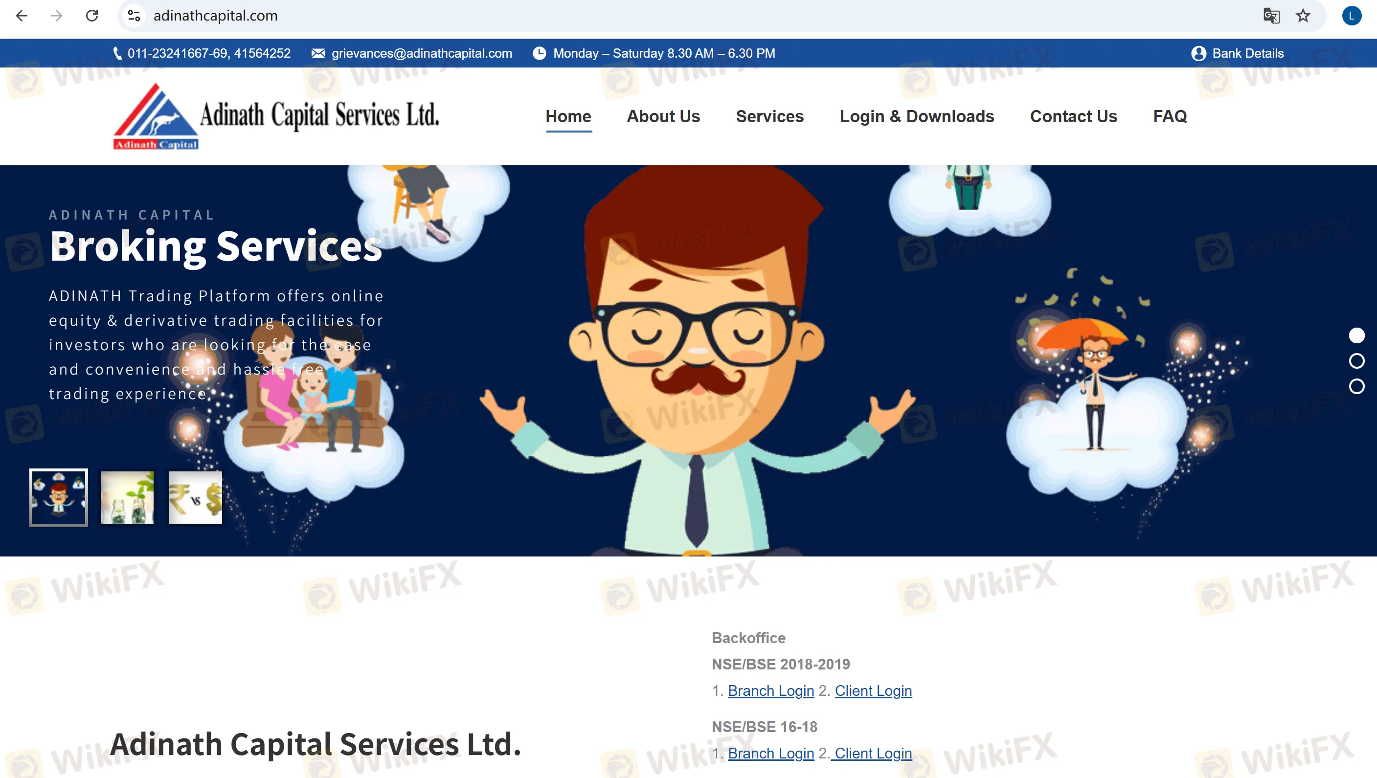 Adinath Capital Information