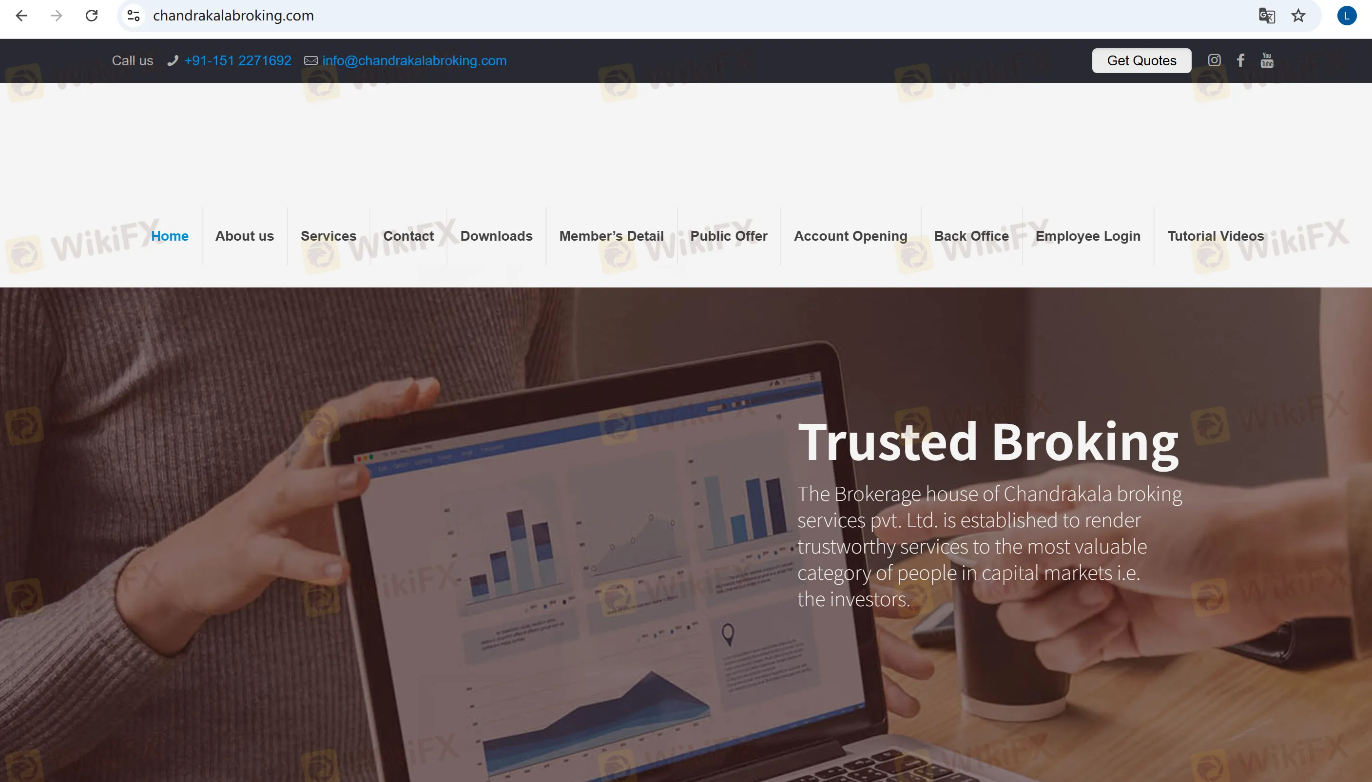 Chandrakala Broking Information