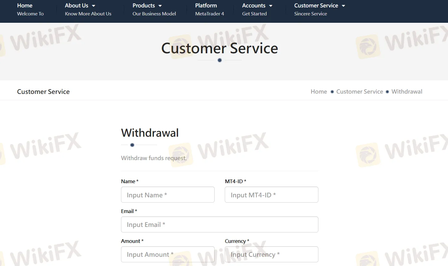 Deposit and Withdrawal Deposit and Withdrawal