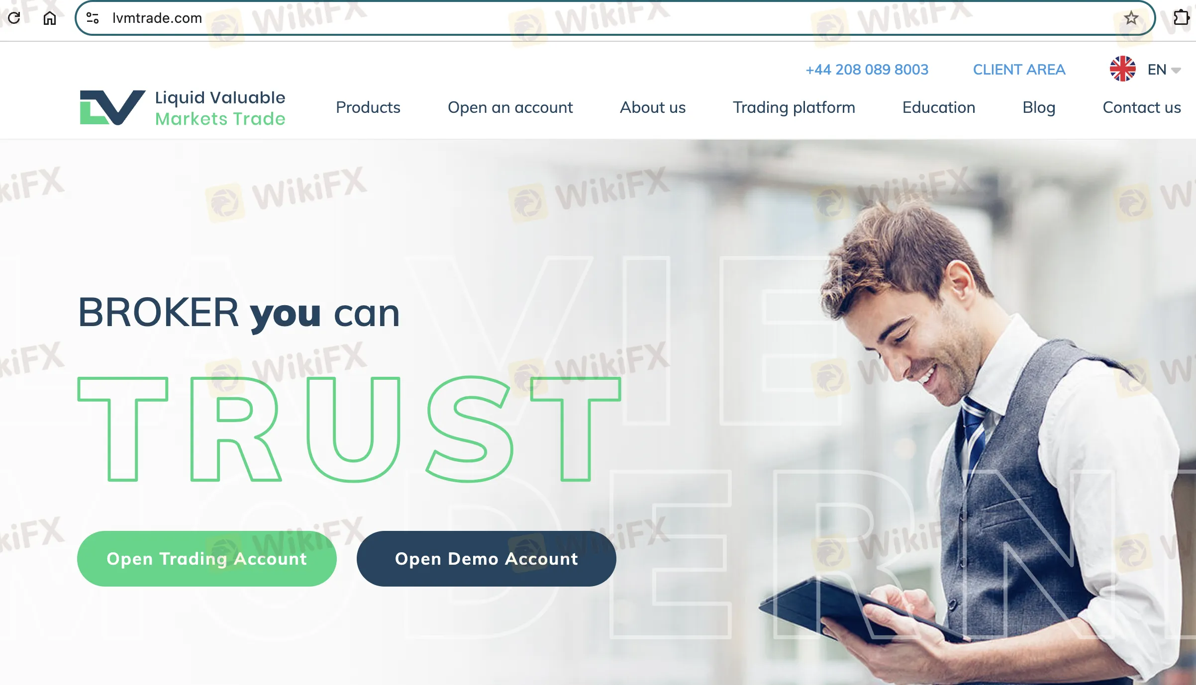 LVMTRADE's homepage