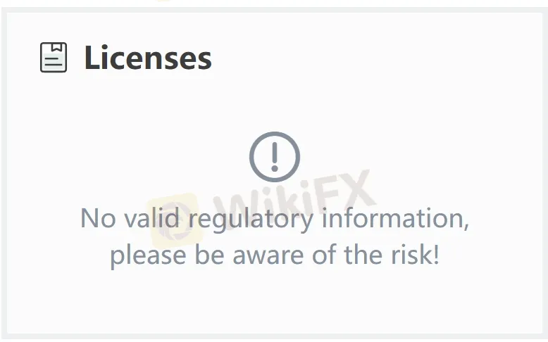 No license