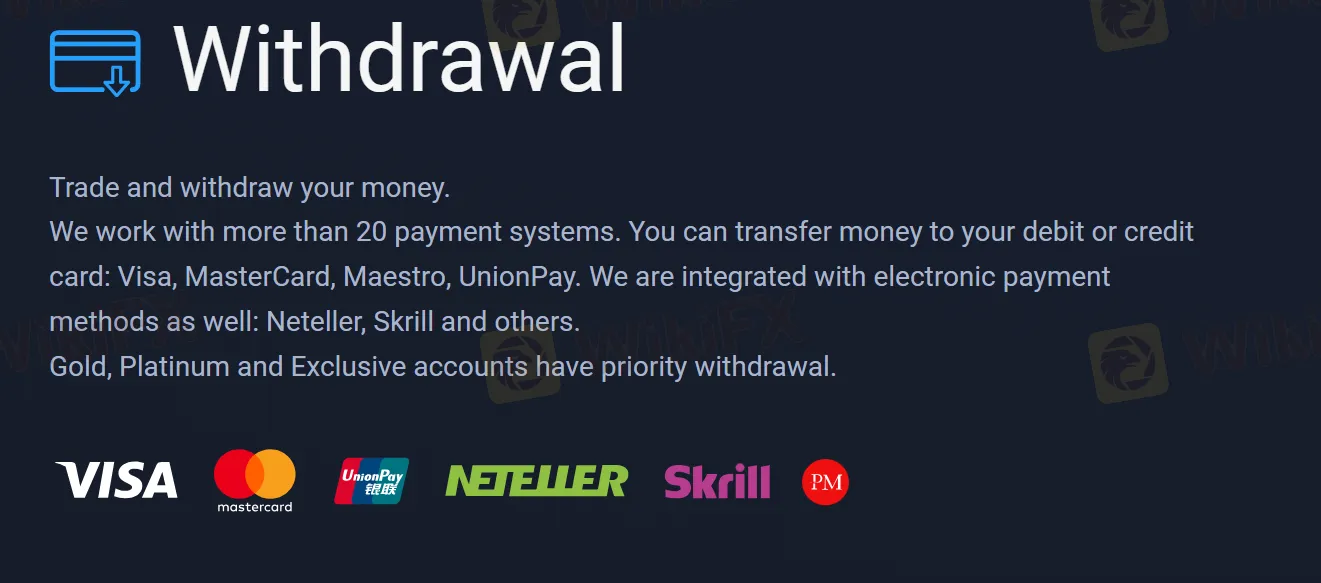 Withdrawal