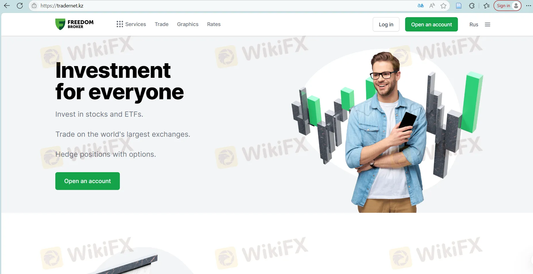 Freedom Broker's homepage