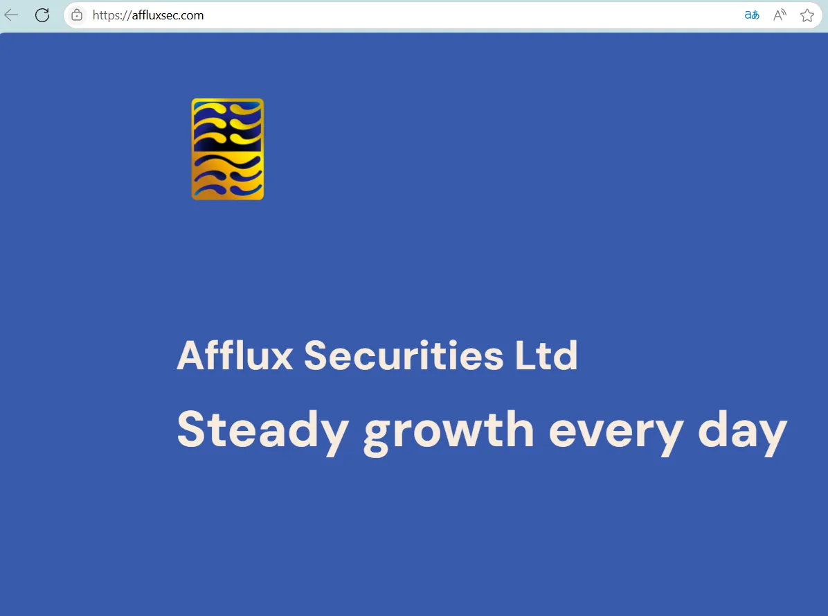 Afflux Securities Information Afflux Securities Information