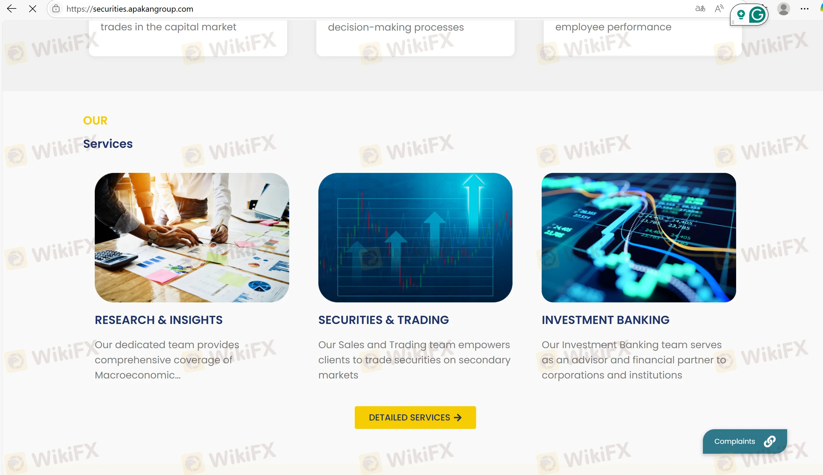Services Services