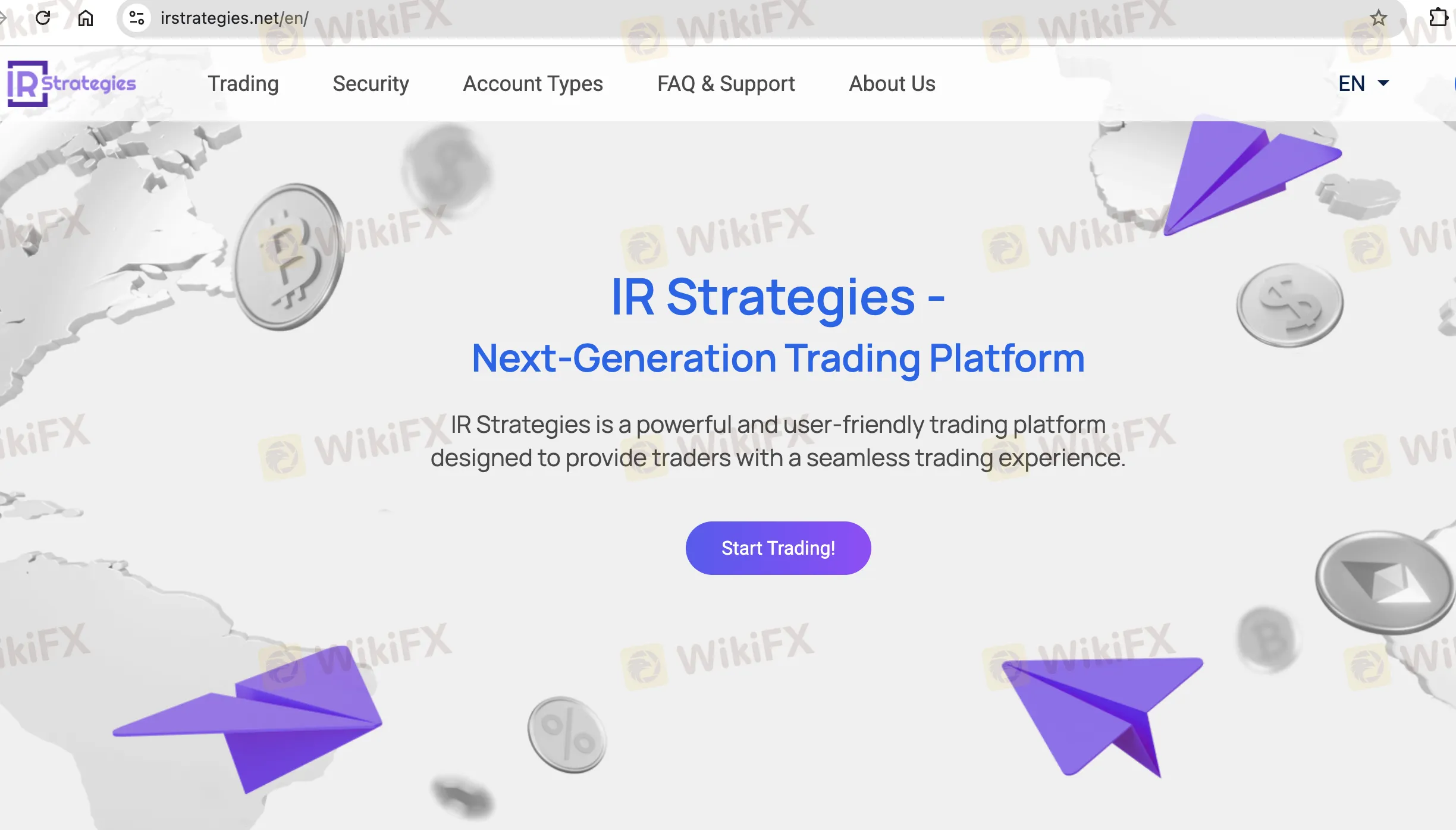 IR Strategies' homepage