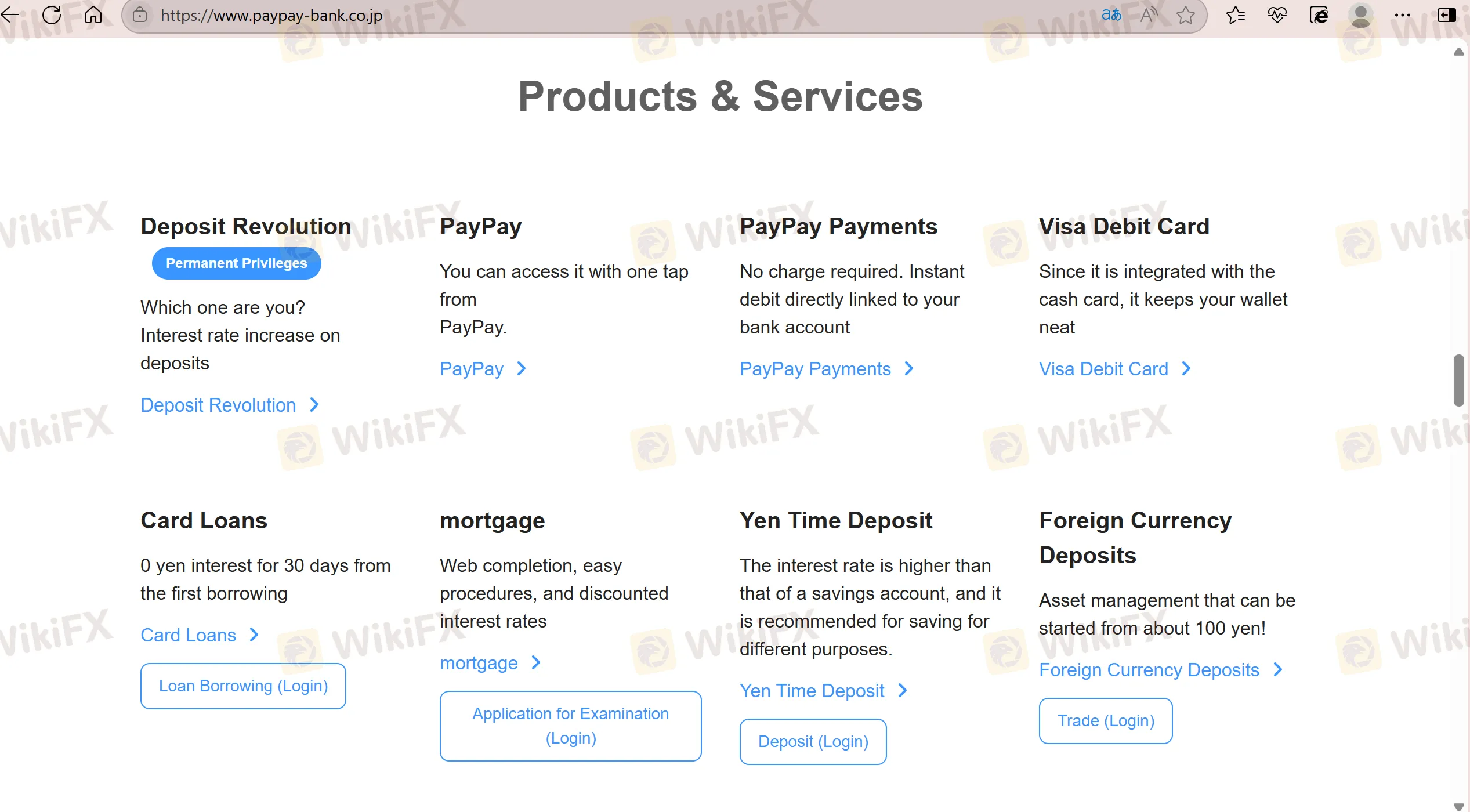 Products and Services Products and Services