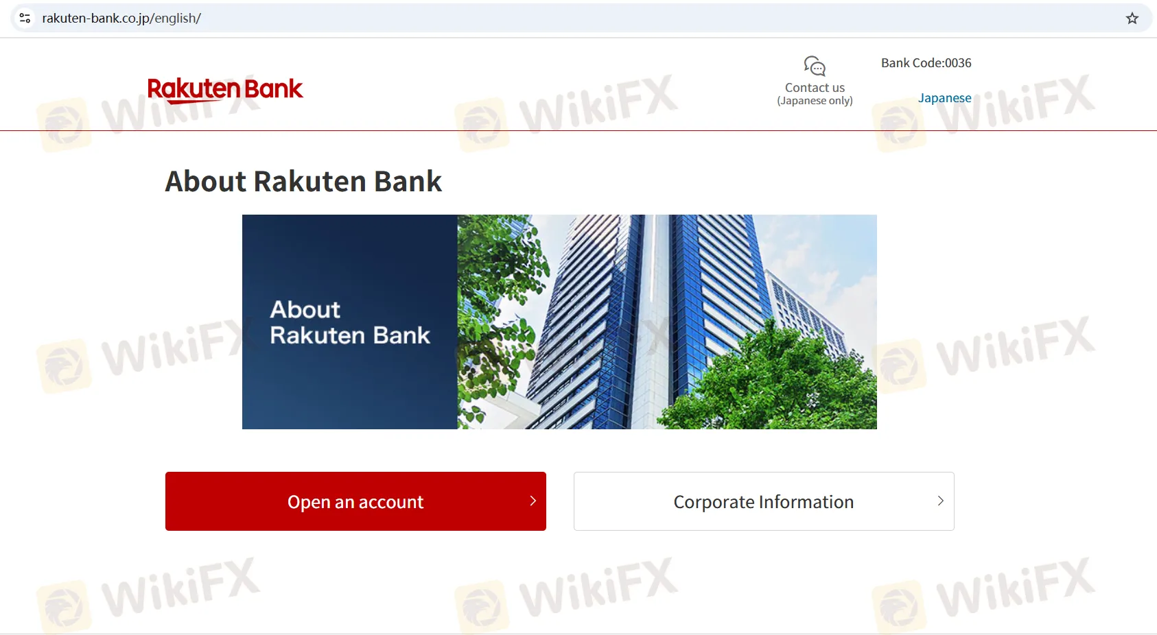 Rakuten Bank Information