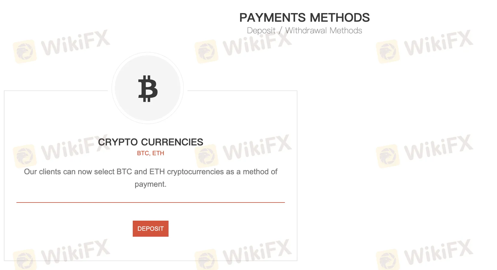 Payment methods