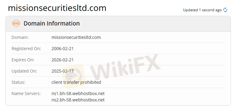 Domain information Domain information