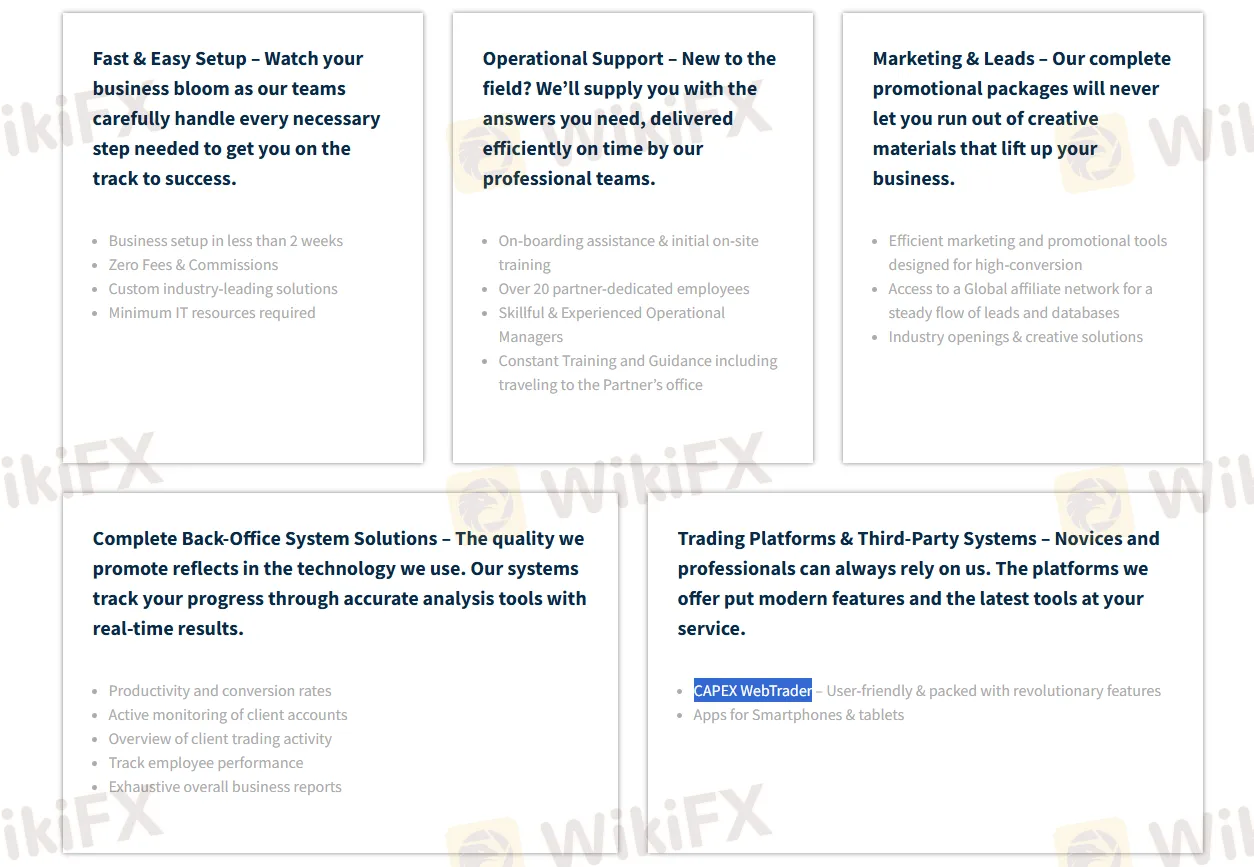 CAPEX WebTrader Platform