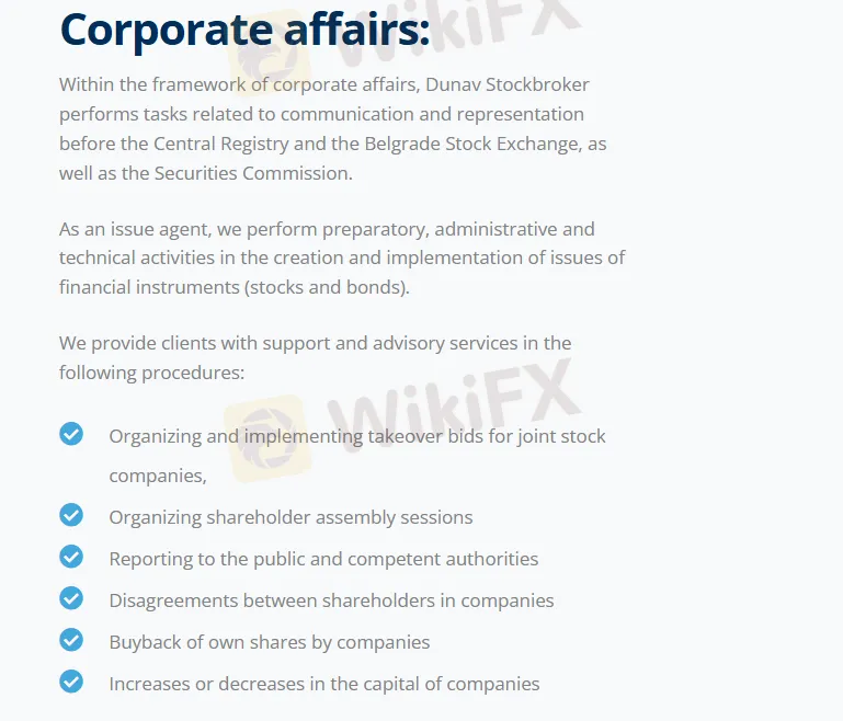 Corporate Affairs
