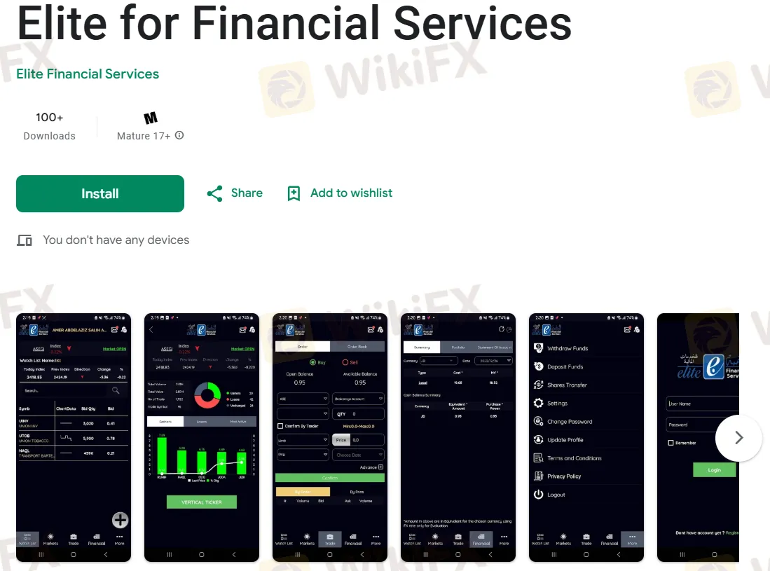 Elite for Financial Services