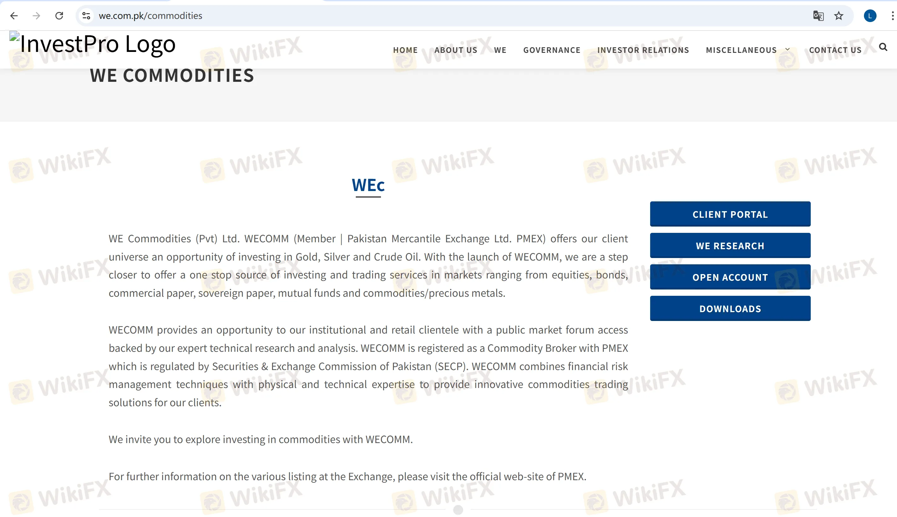 What Can I Trade on WE Financial Services?