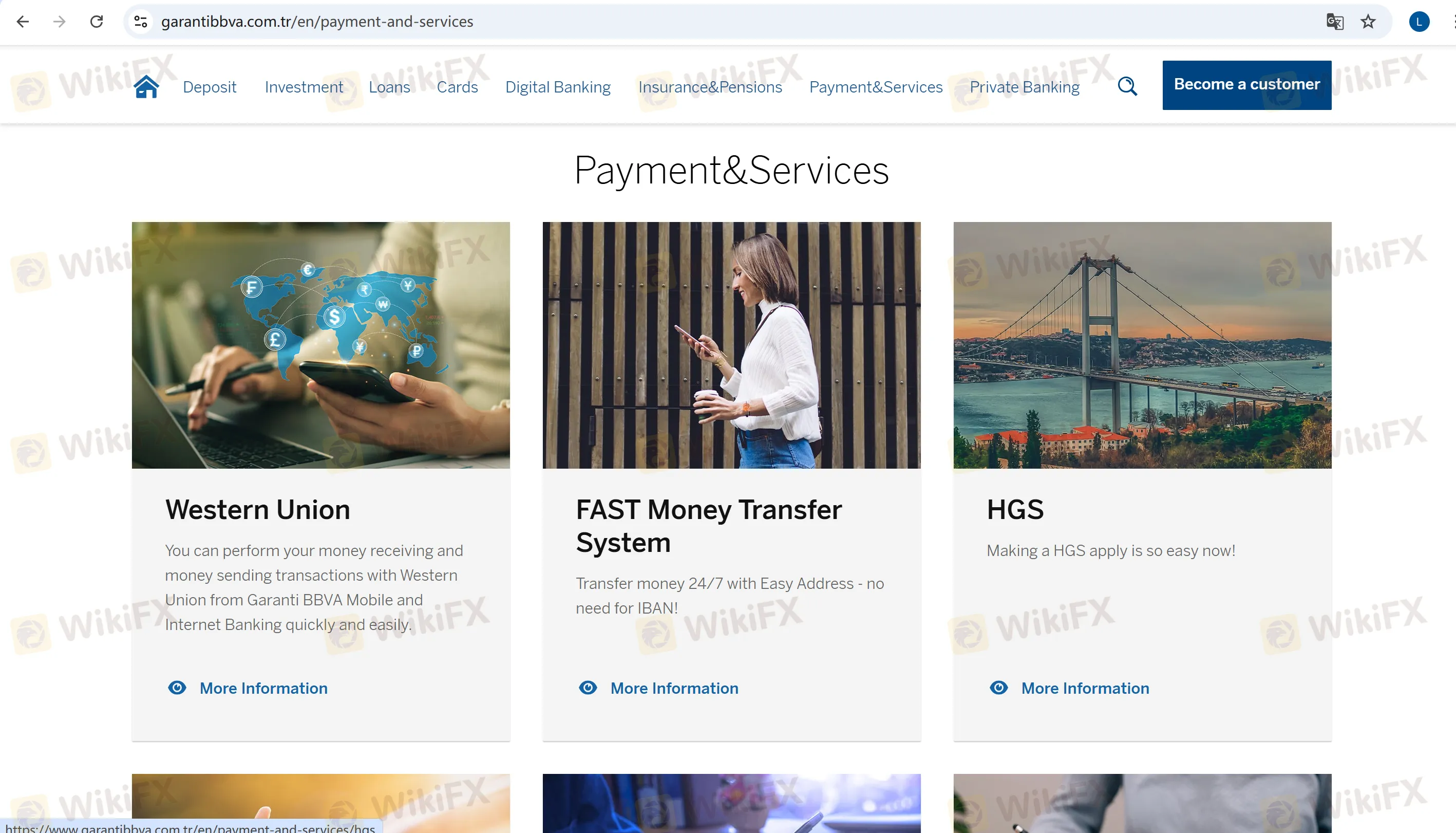 Deposit and Withdrawal