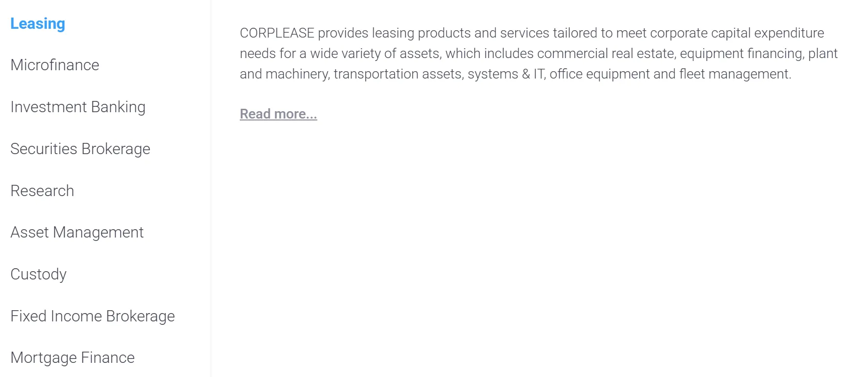 Services