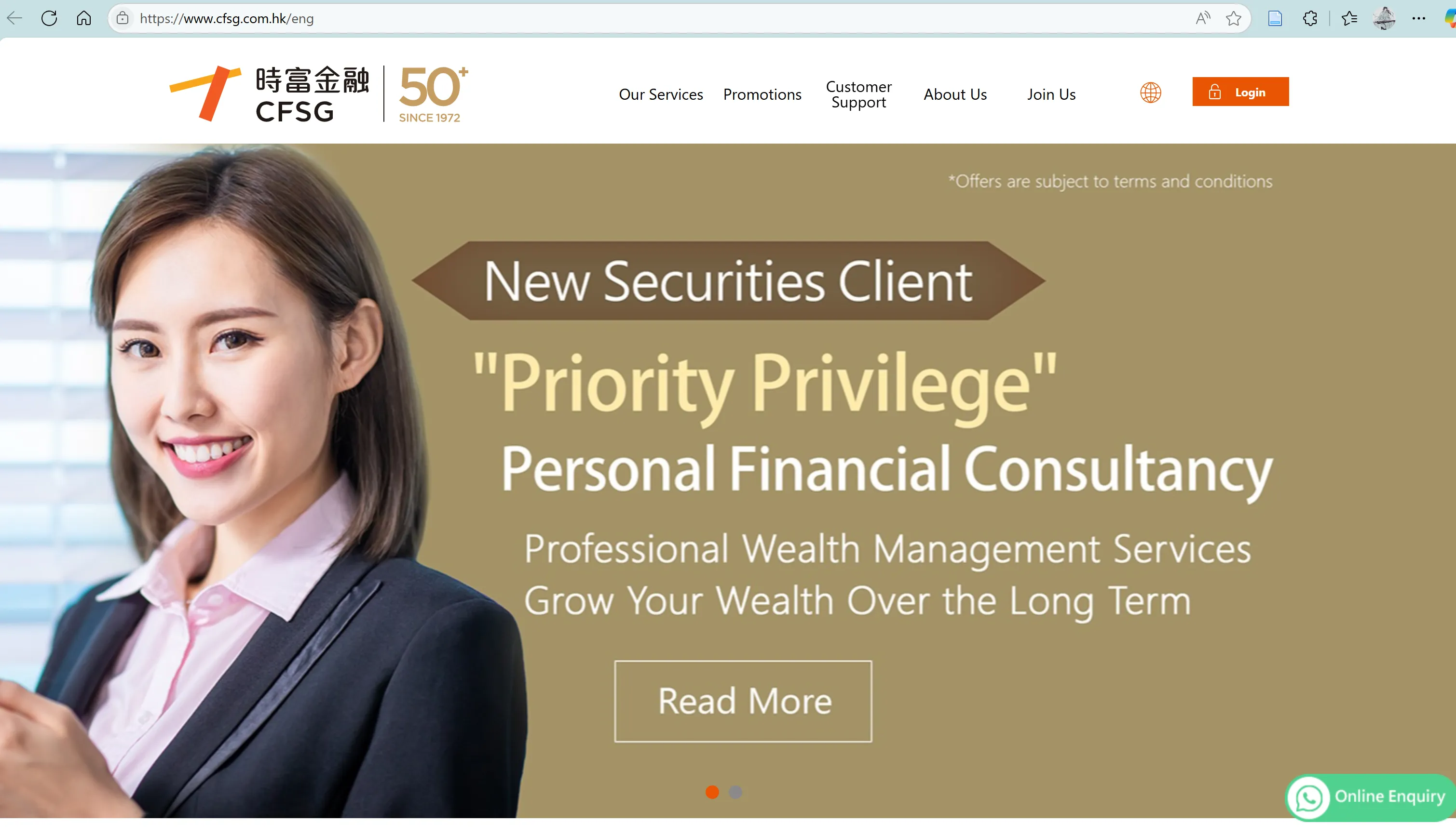 CFSG's homepage