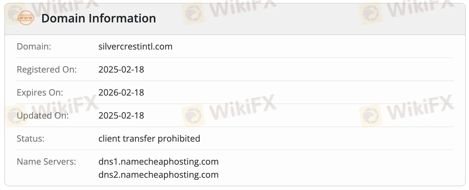 Domain information