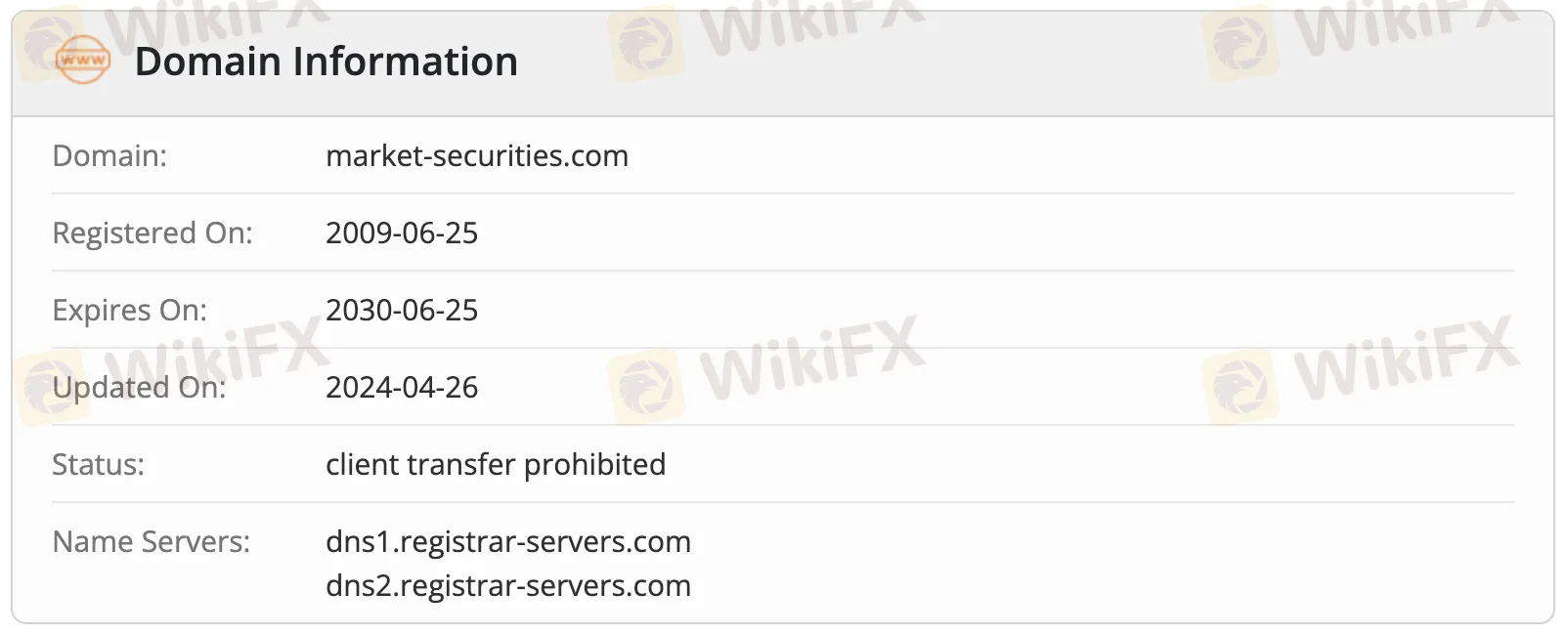 Domain information
