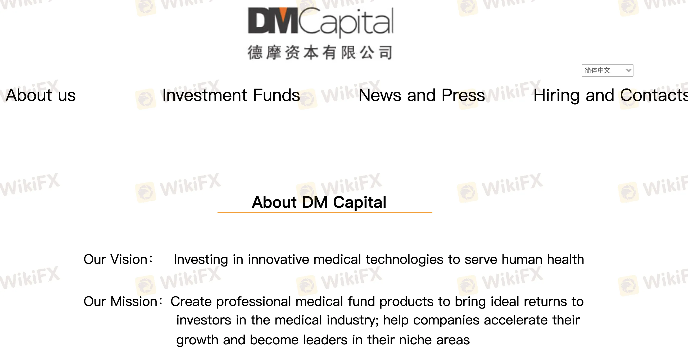 DM CAPITAL's homepage