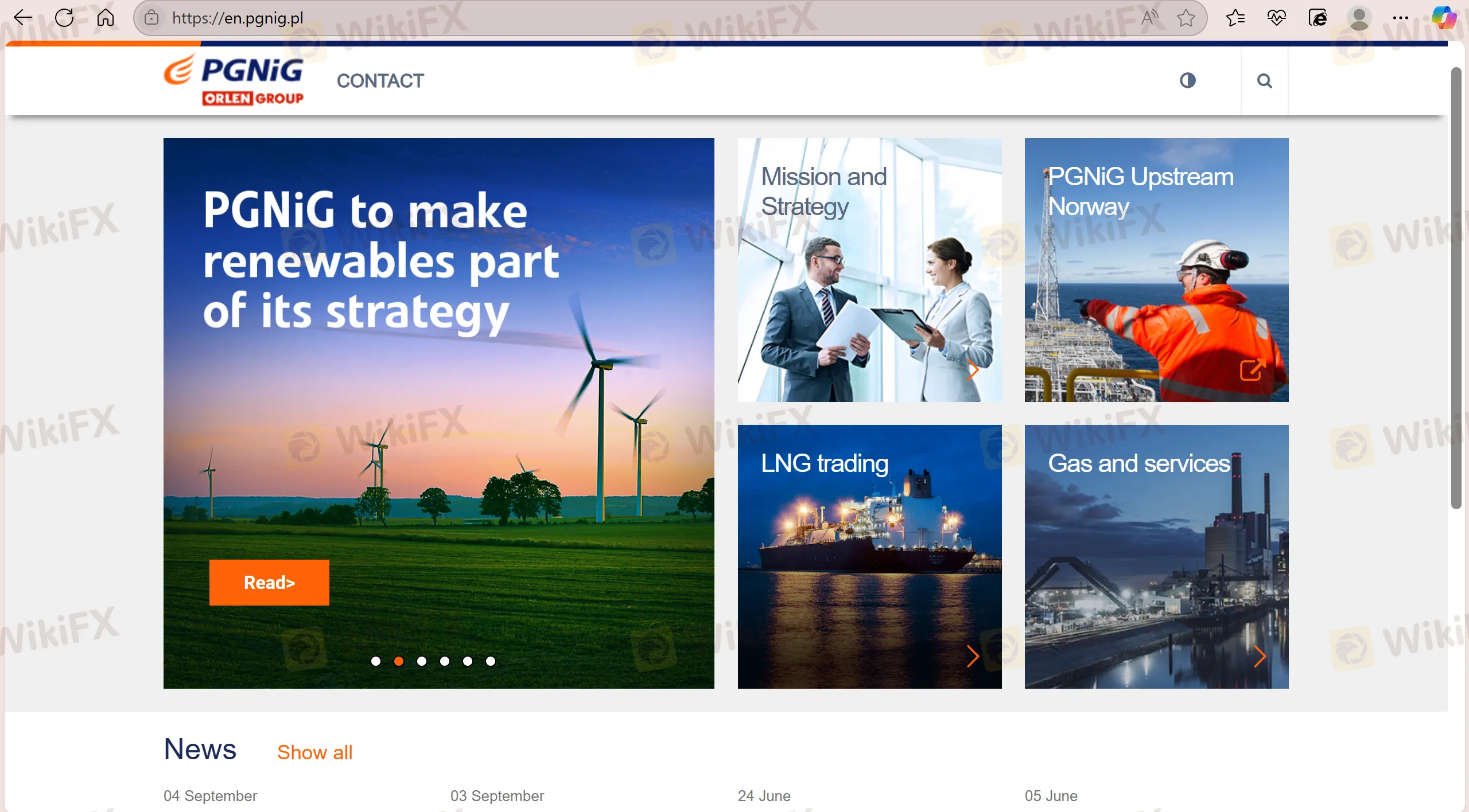 PGNiG Capital Group Information