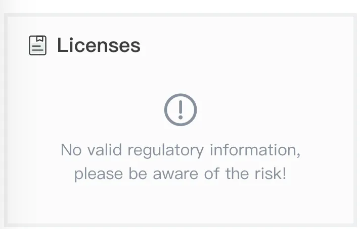 license