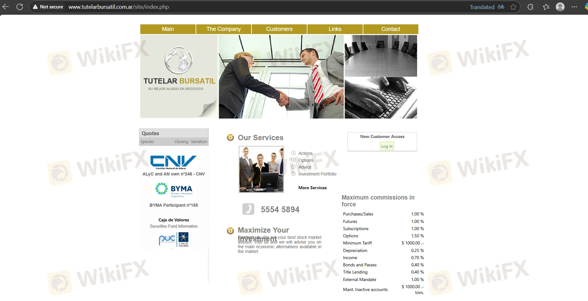 TUTELAR BURSATIL Information