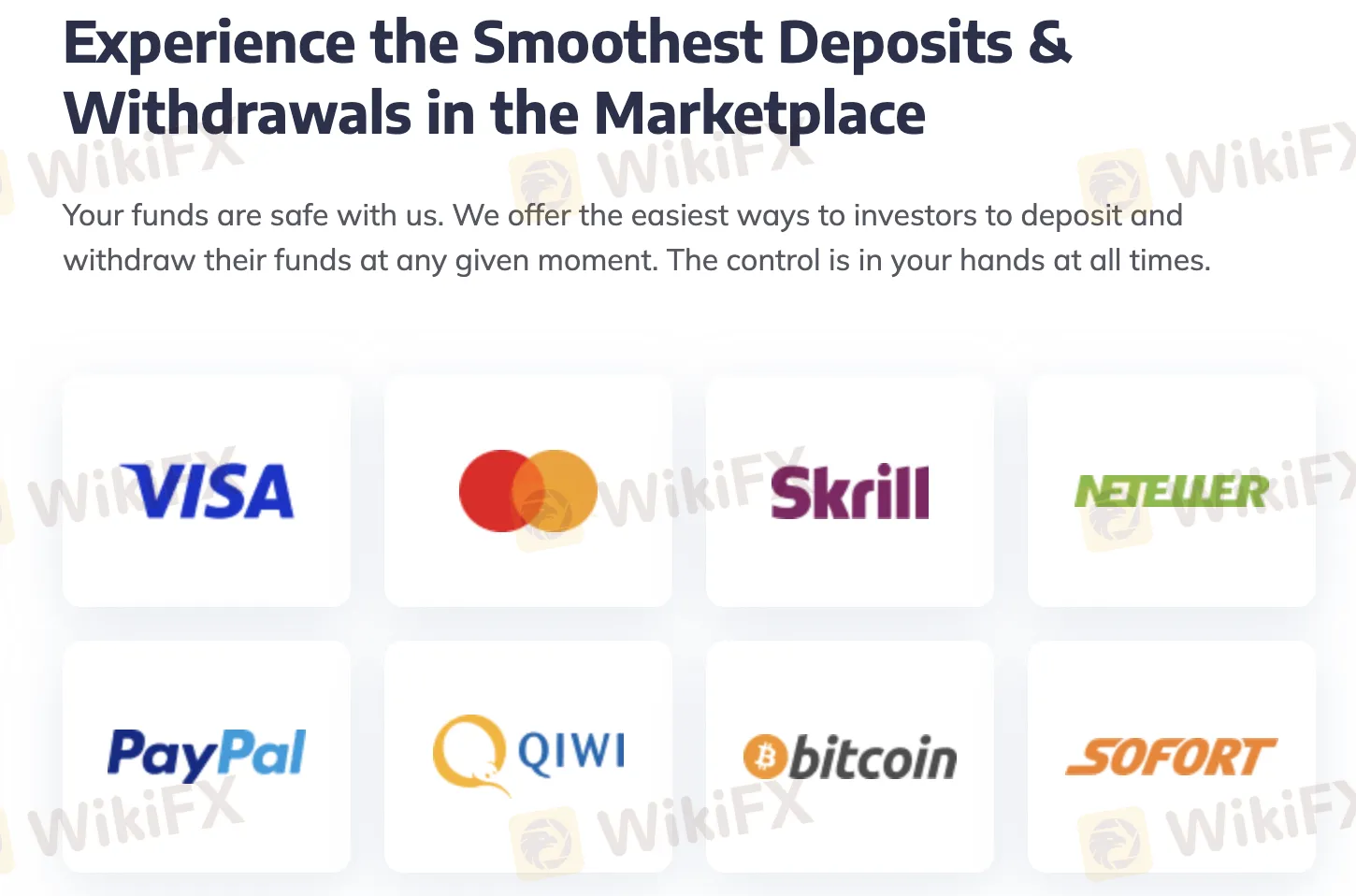 Deposit and Withdrawal