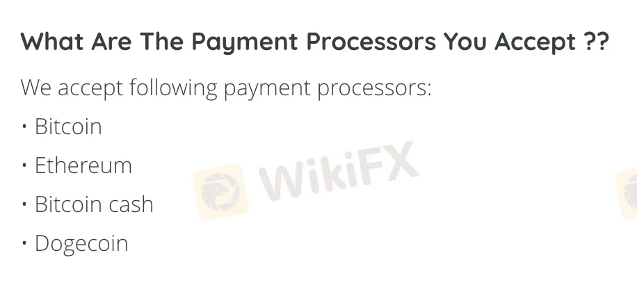 Deposit and Withdrawal
