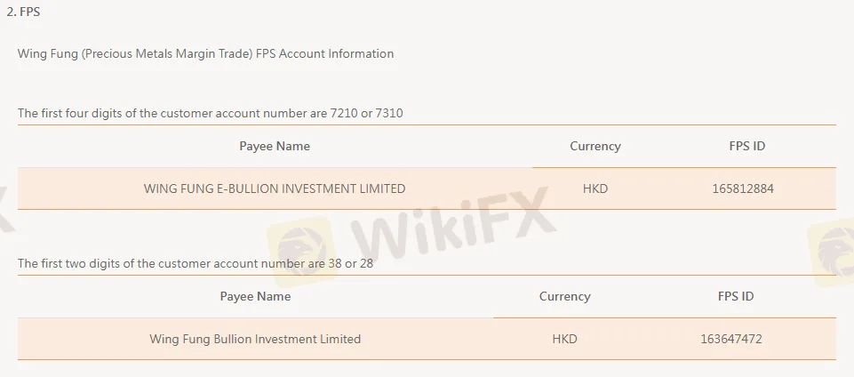 Deposit and Withdrawal