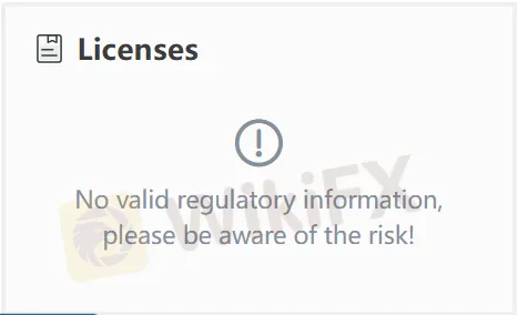 No license No license