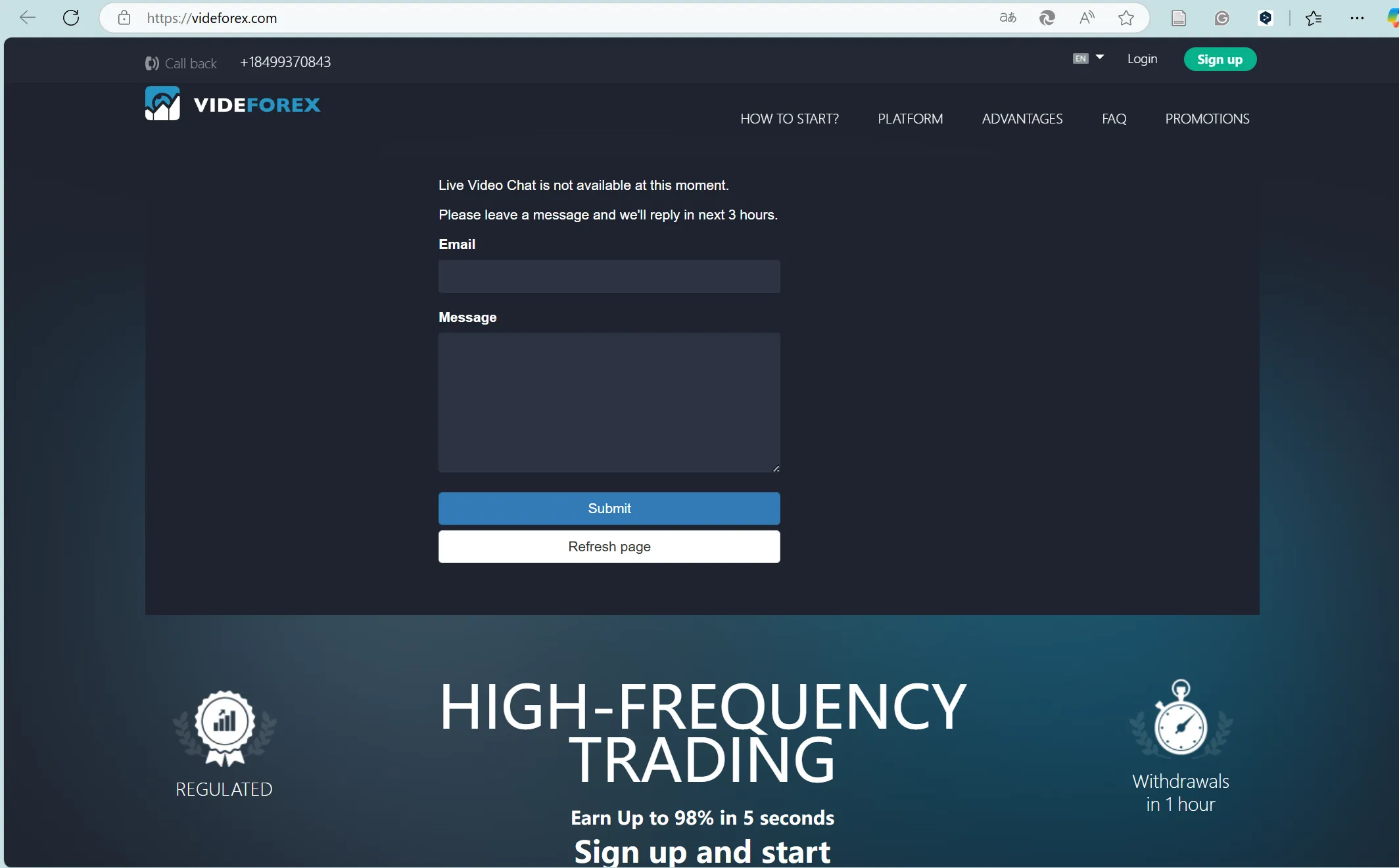 VIDEFOREX's homepage VIDEFOREX's homepage