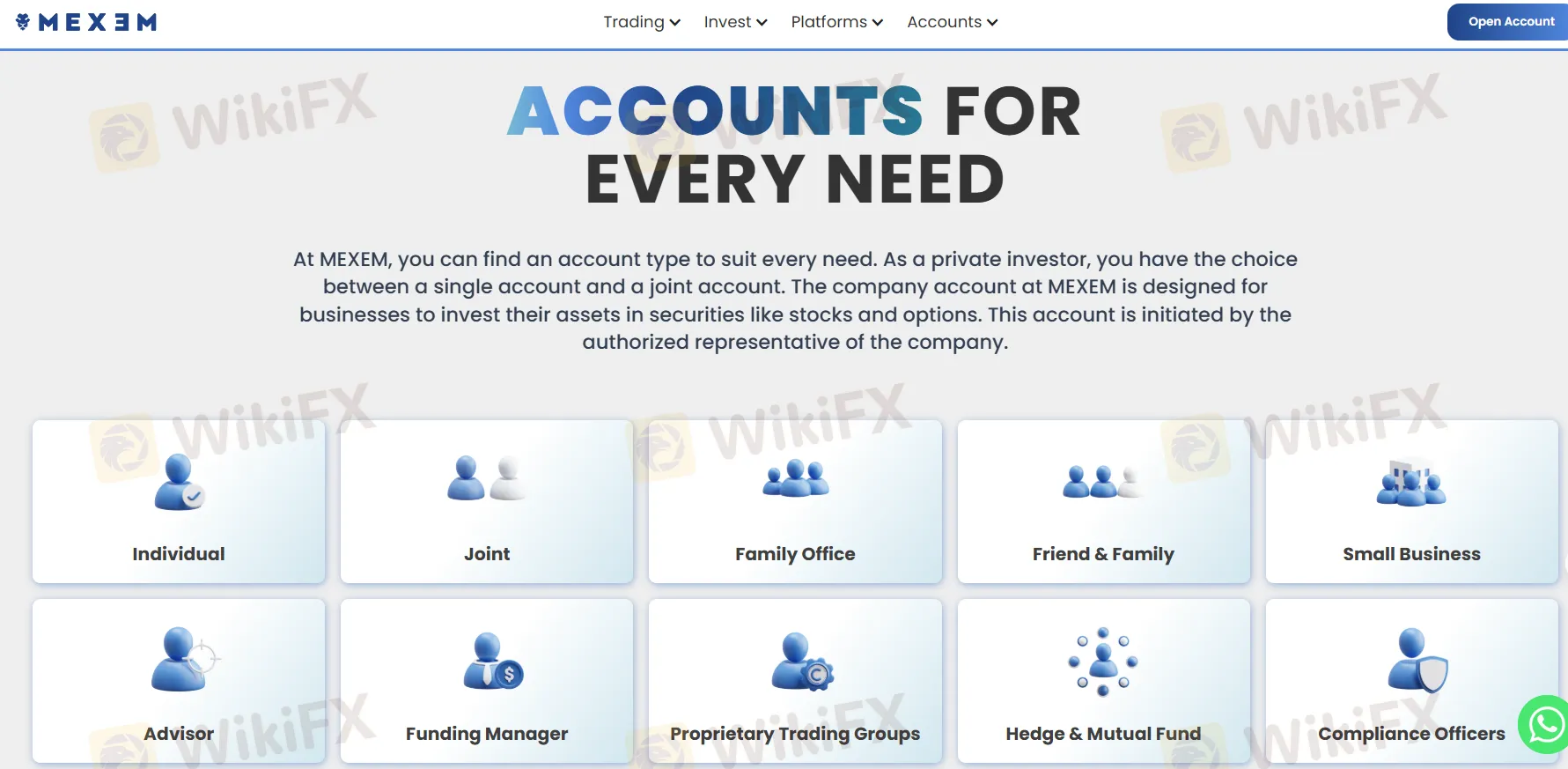 Account types