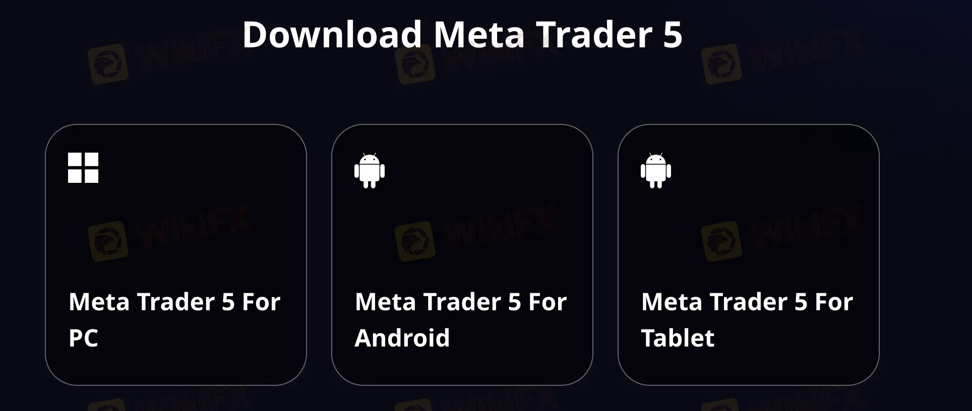 MT5 platform