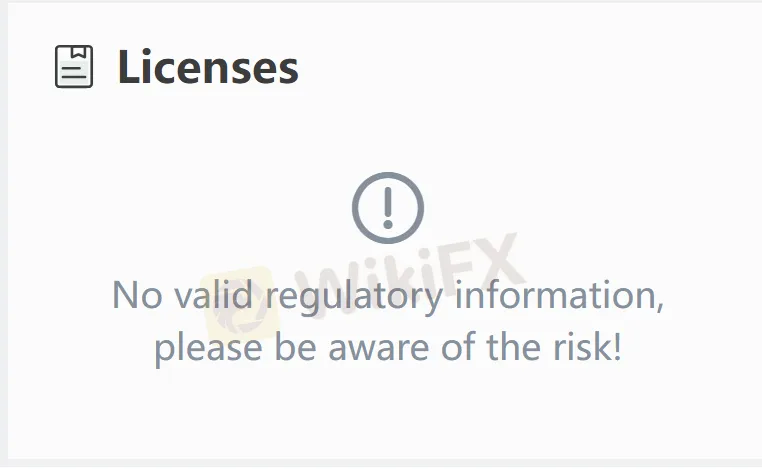 No license