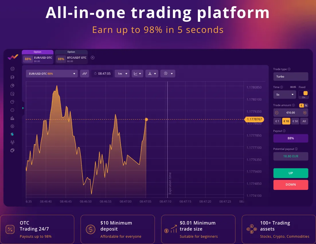 What Trading Platform Does IQCent Offer?
