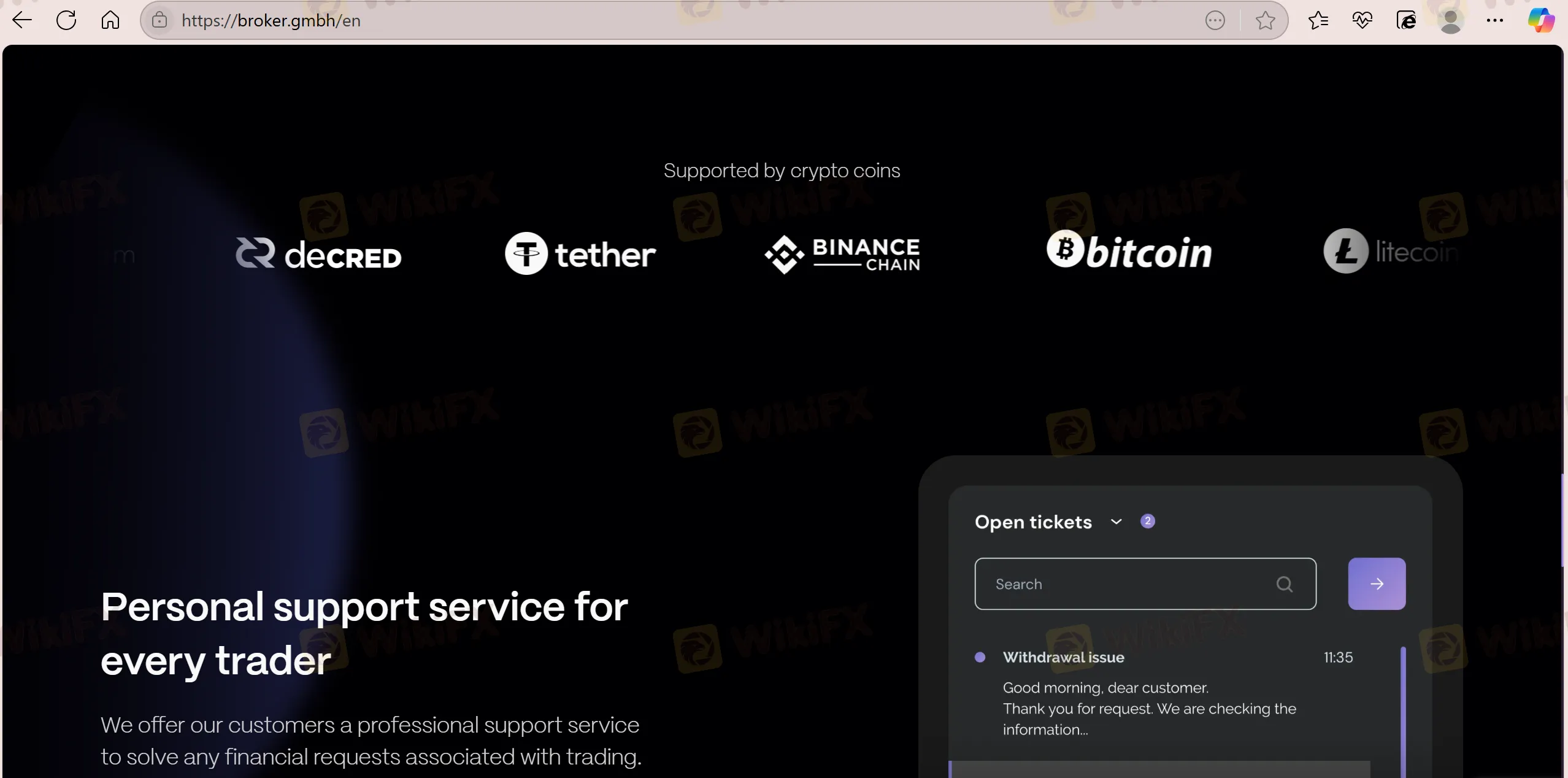 Deposit and Withdrawal
