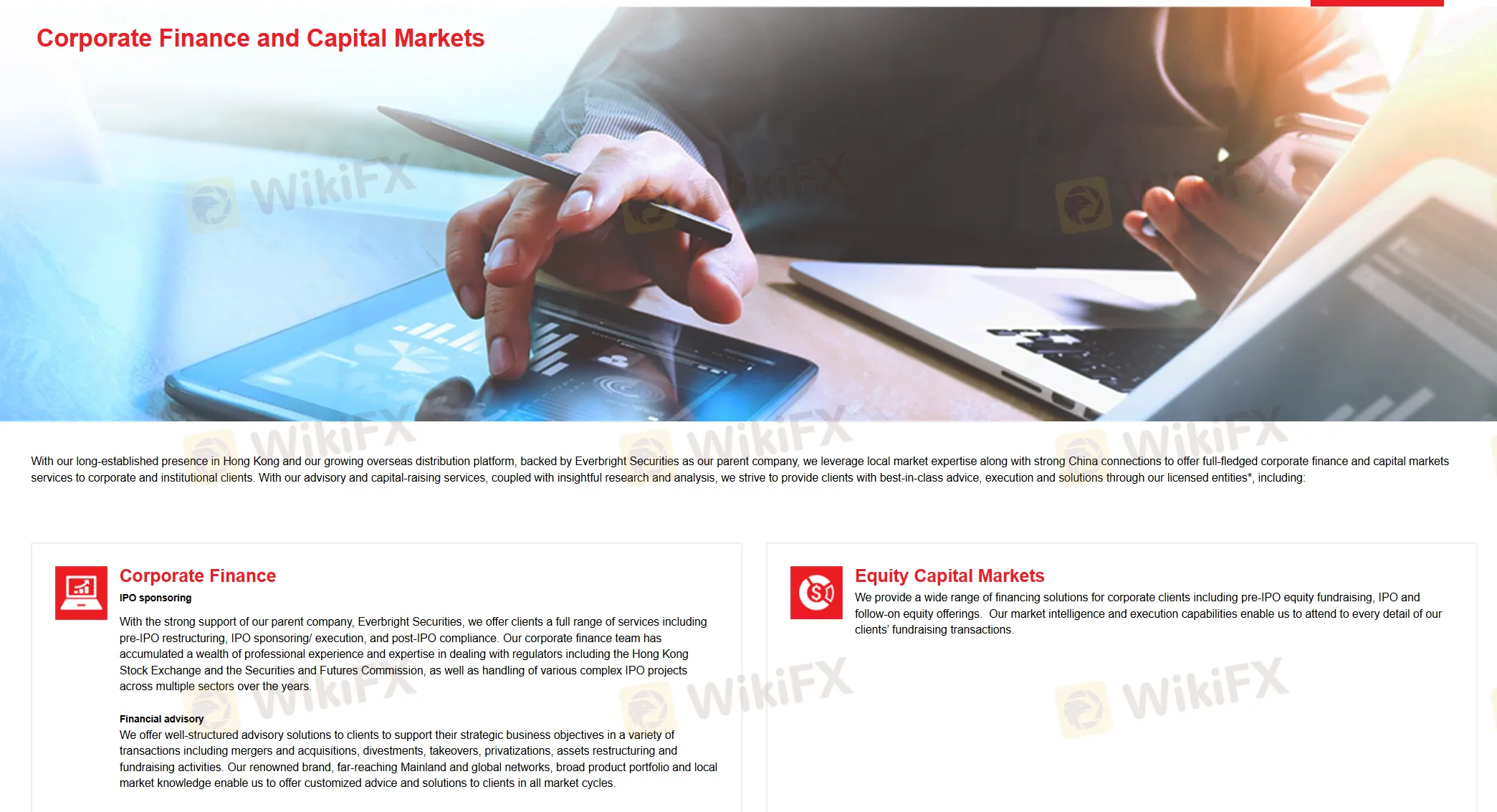 Corporate Finance & Capital Markets