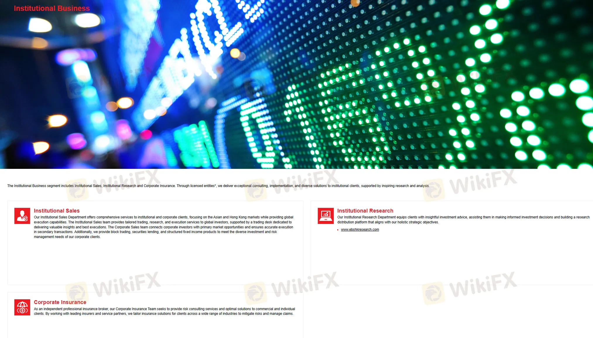 Institutional Business