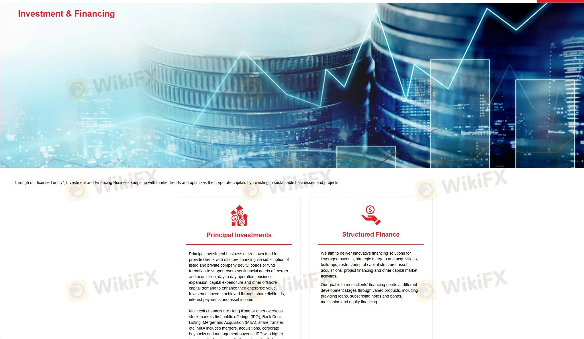 Investment & Financing
