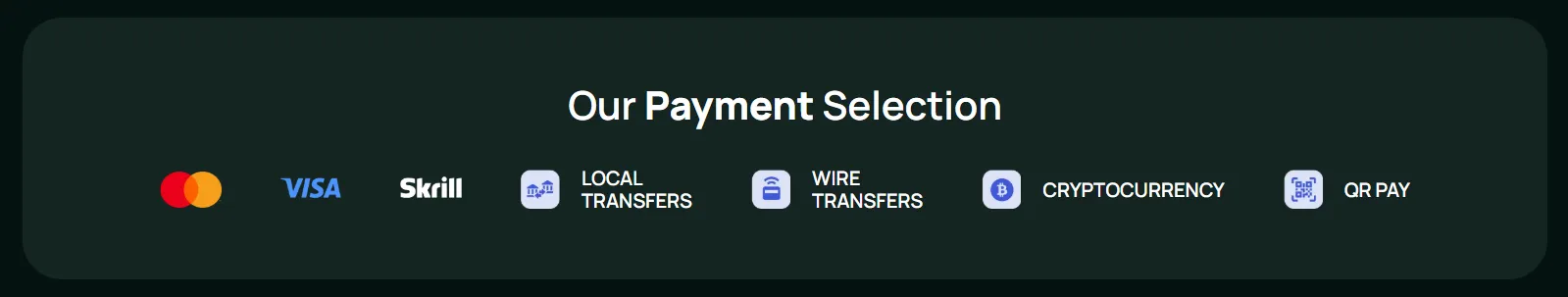 Payment methods