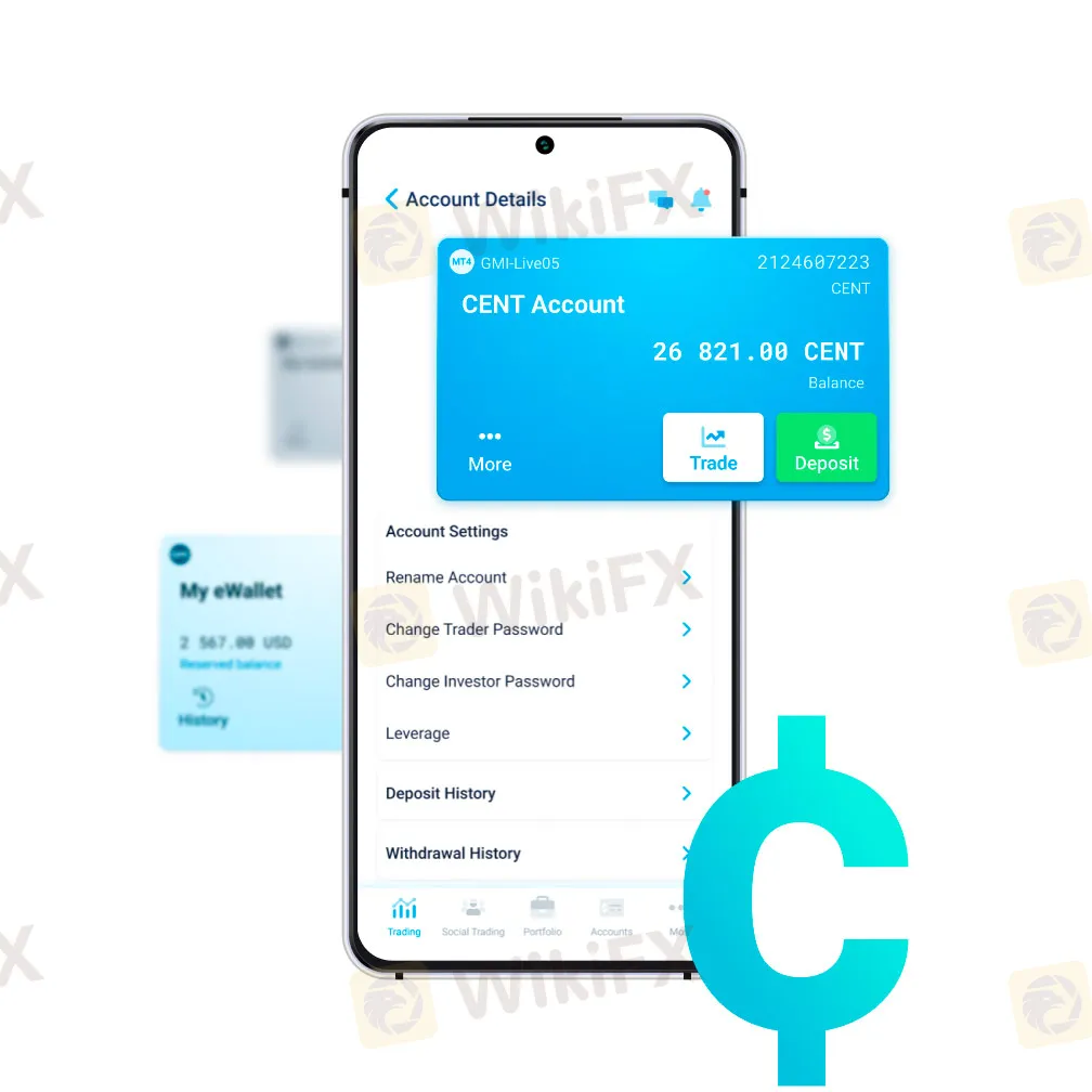 Cent Trading Account Type | Ways to Trade | GMI Markets