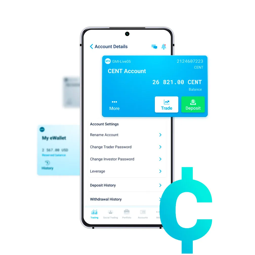 Cent Trading Account Type | Ways to Trade | GMI Markets