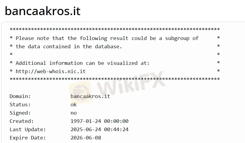 Domain information