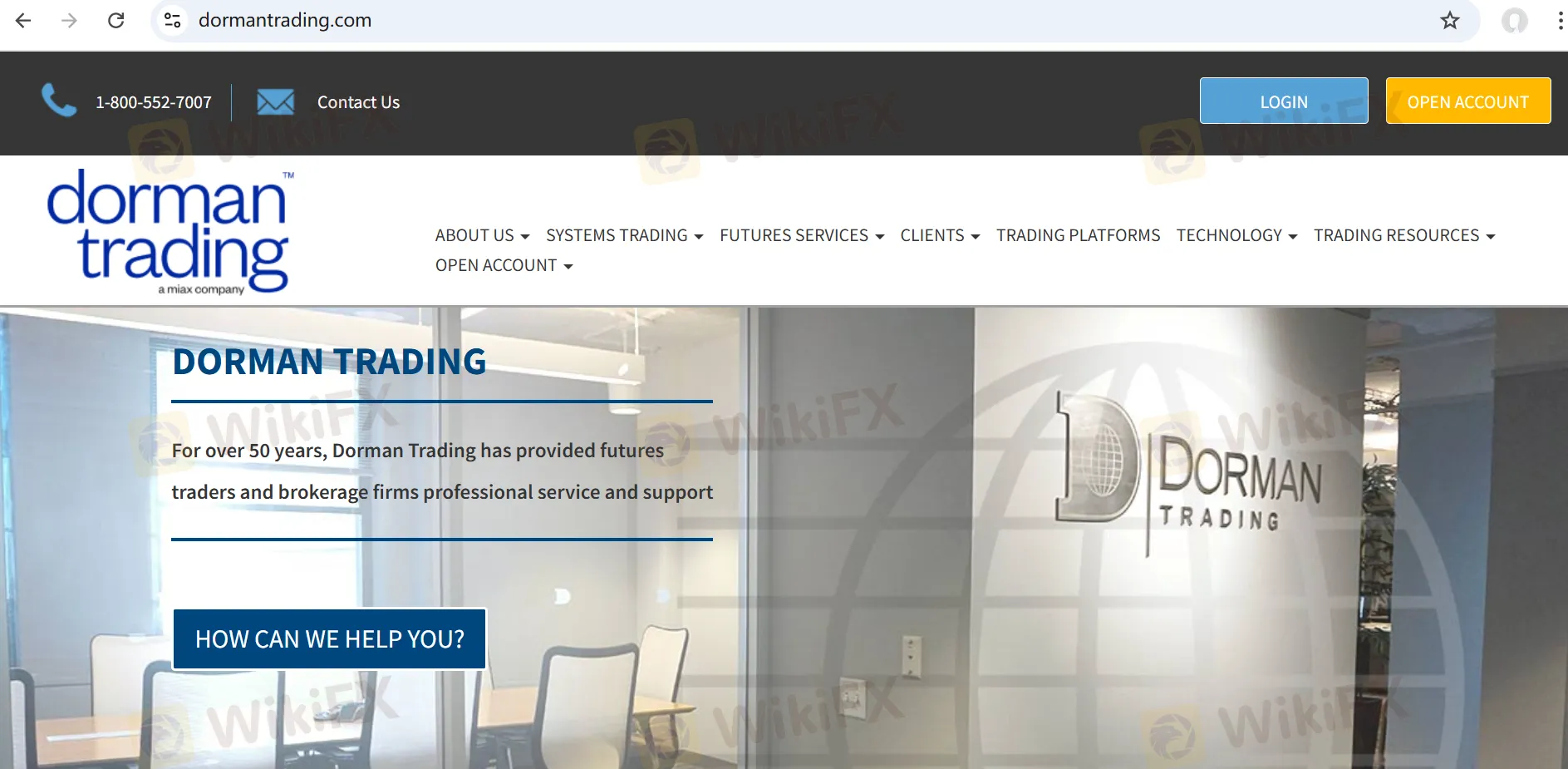 DORMAN TRADING's homepage