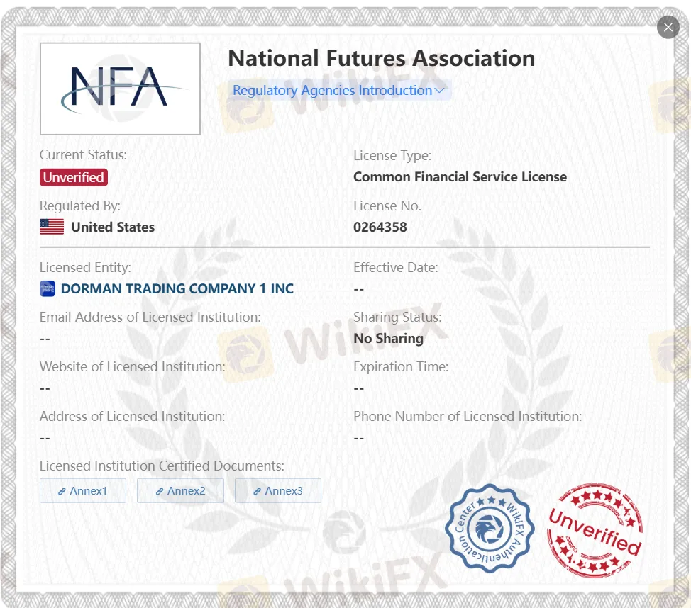 Unverified NFA license