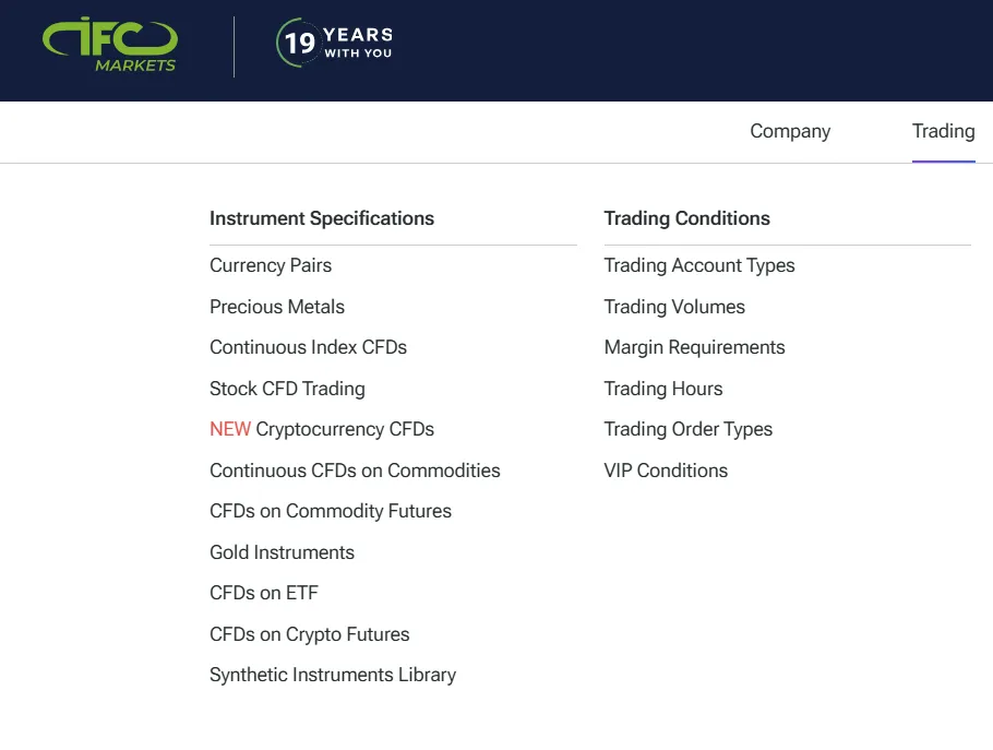 What Can I Trade on IFC Markets?