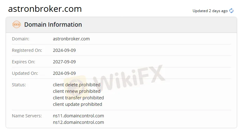 Domain information