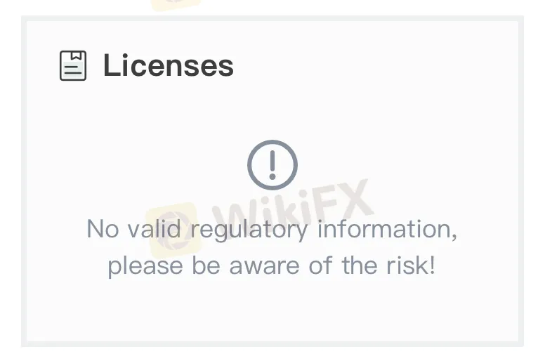 No license