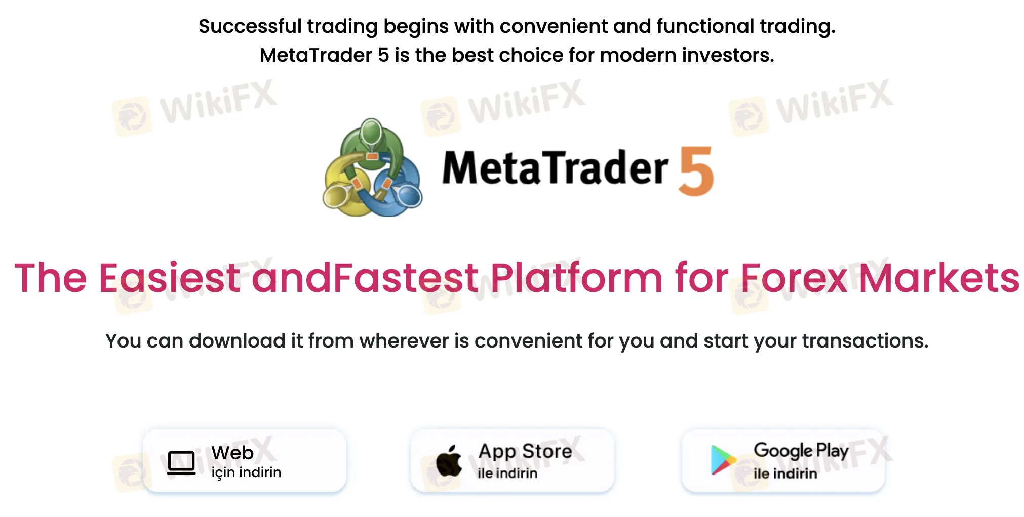 MT5 platform